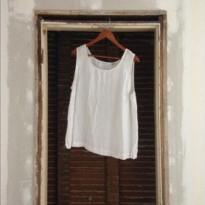 100% linen tank top